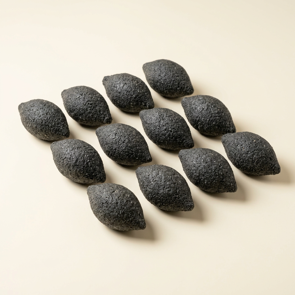 Charcoal vegan kibbeh